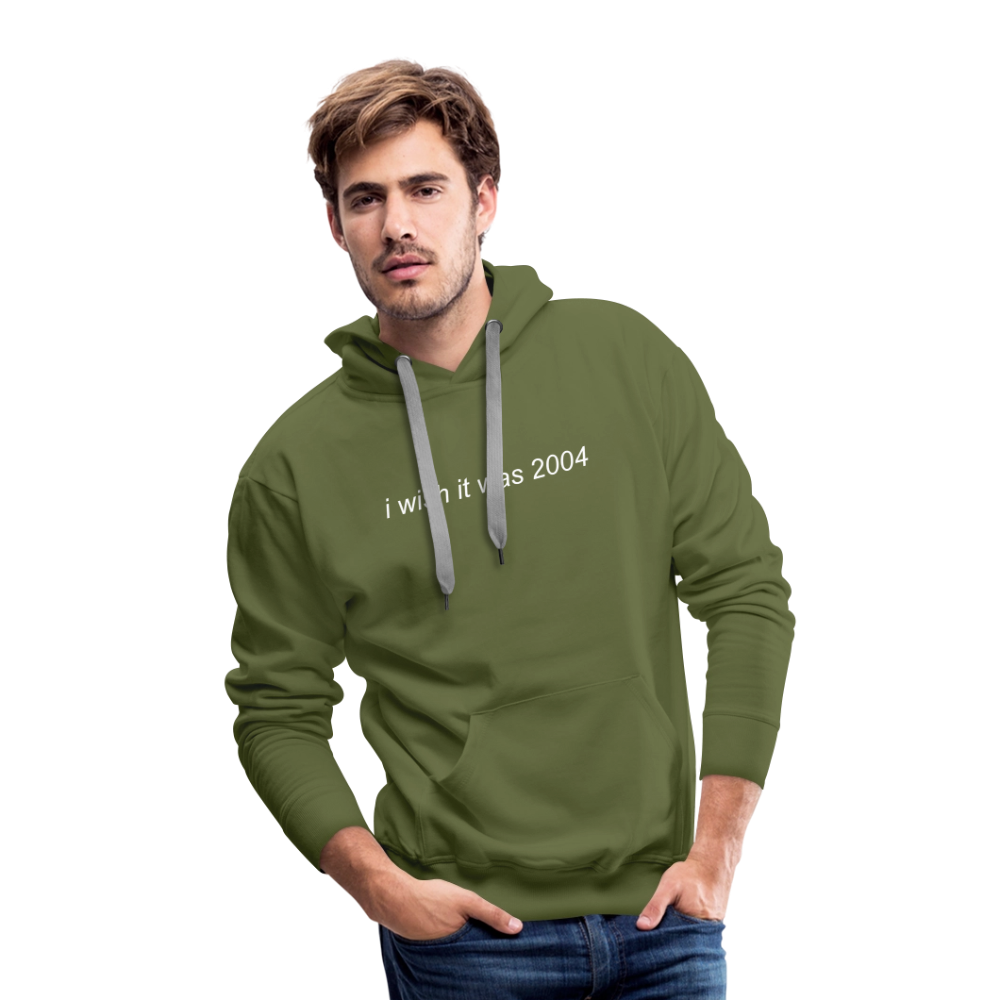 Anthony Amorim 'I Wish It Was 2004' Hoodie - olive green
