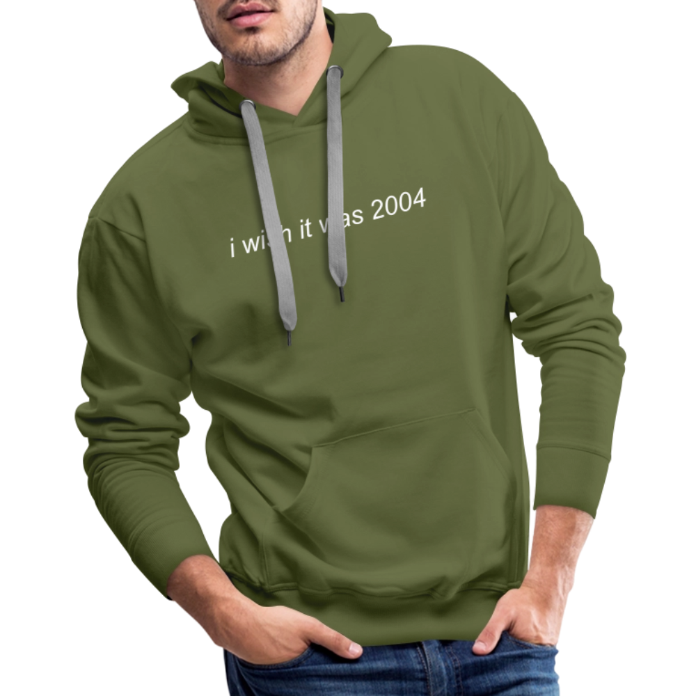 Anthony Amorim 'I Wish It Was 2004' Hoodie - olive green