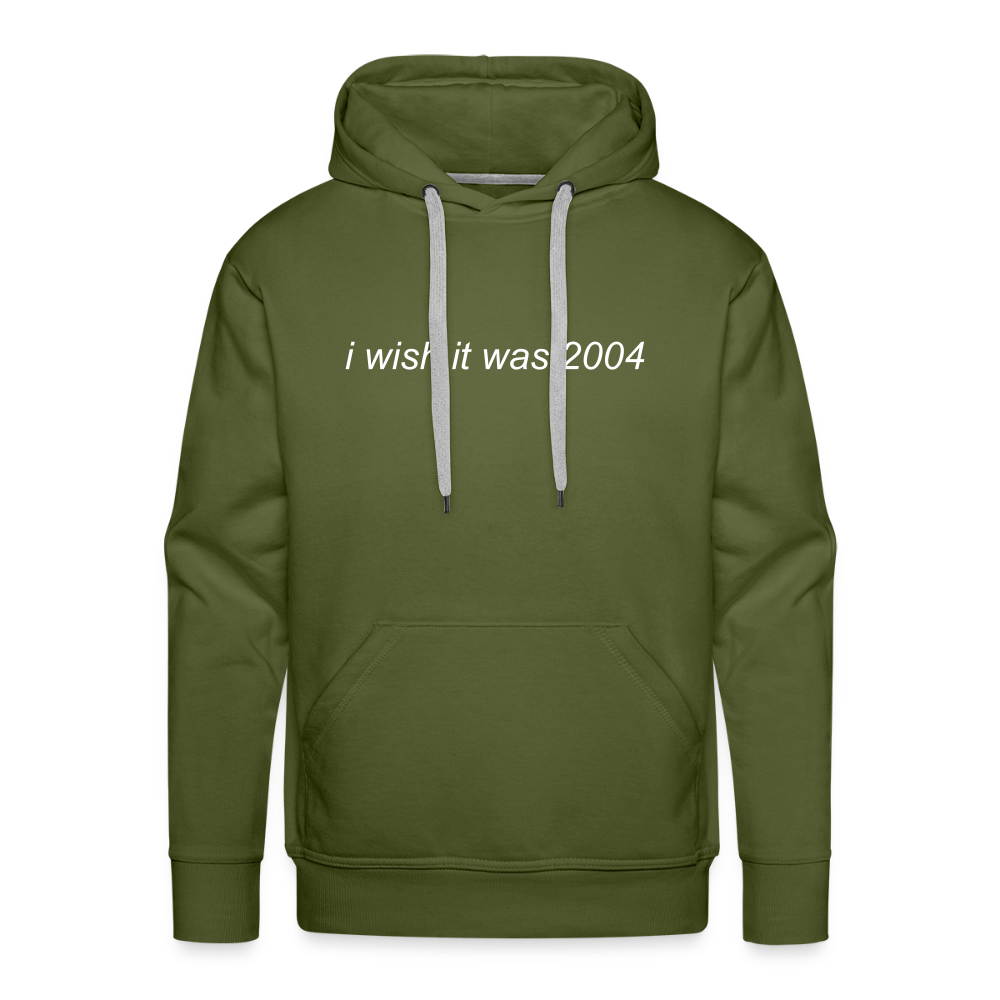 Anthony Amorim 'I Wish It Was 2004' Hoodie - olive green