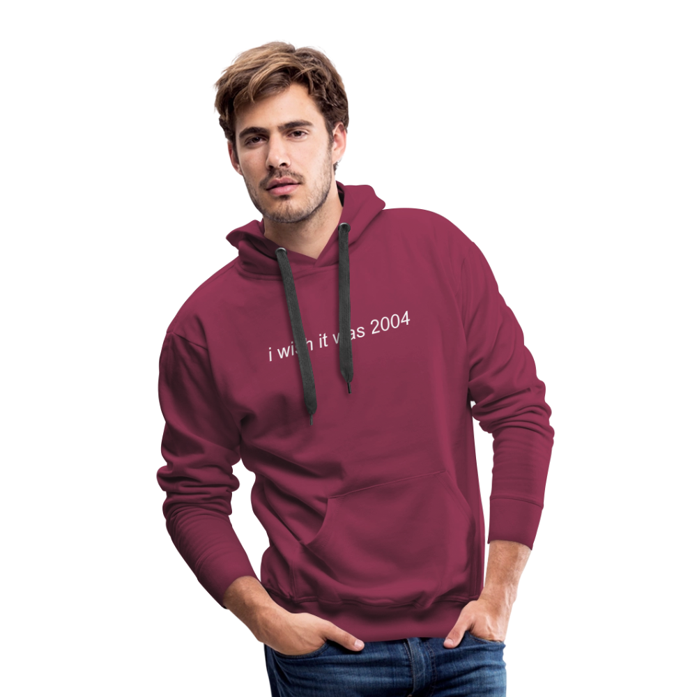 Anthony Amorim 'I Wish It Was 2004' Hoodie - burgundy