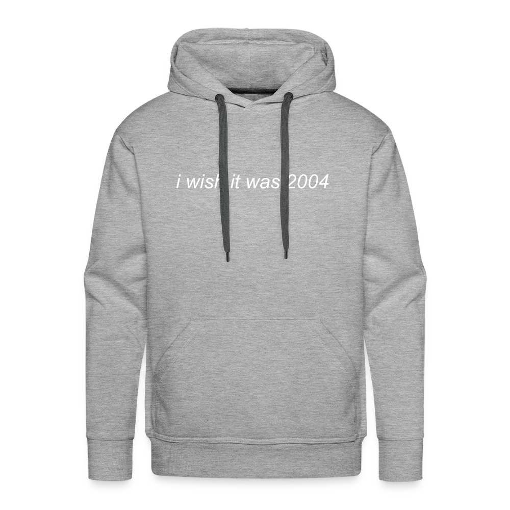 Anthony Amorim 'I Wish It Was 2004' Hoodie - heather grey