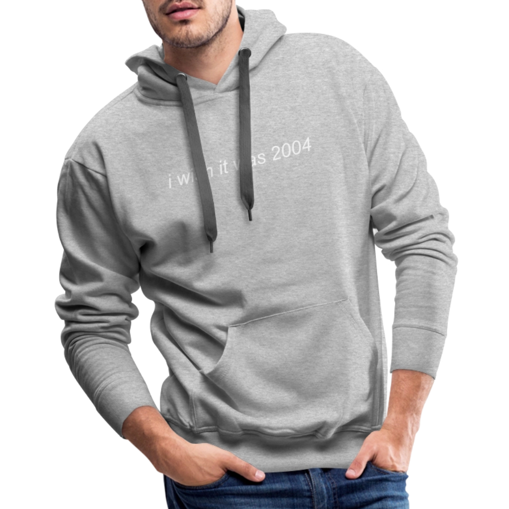 Anthony Amorim 'I Wish It Was 2004' Hoodie - heather grey