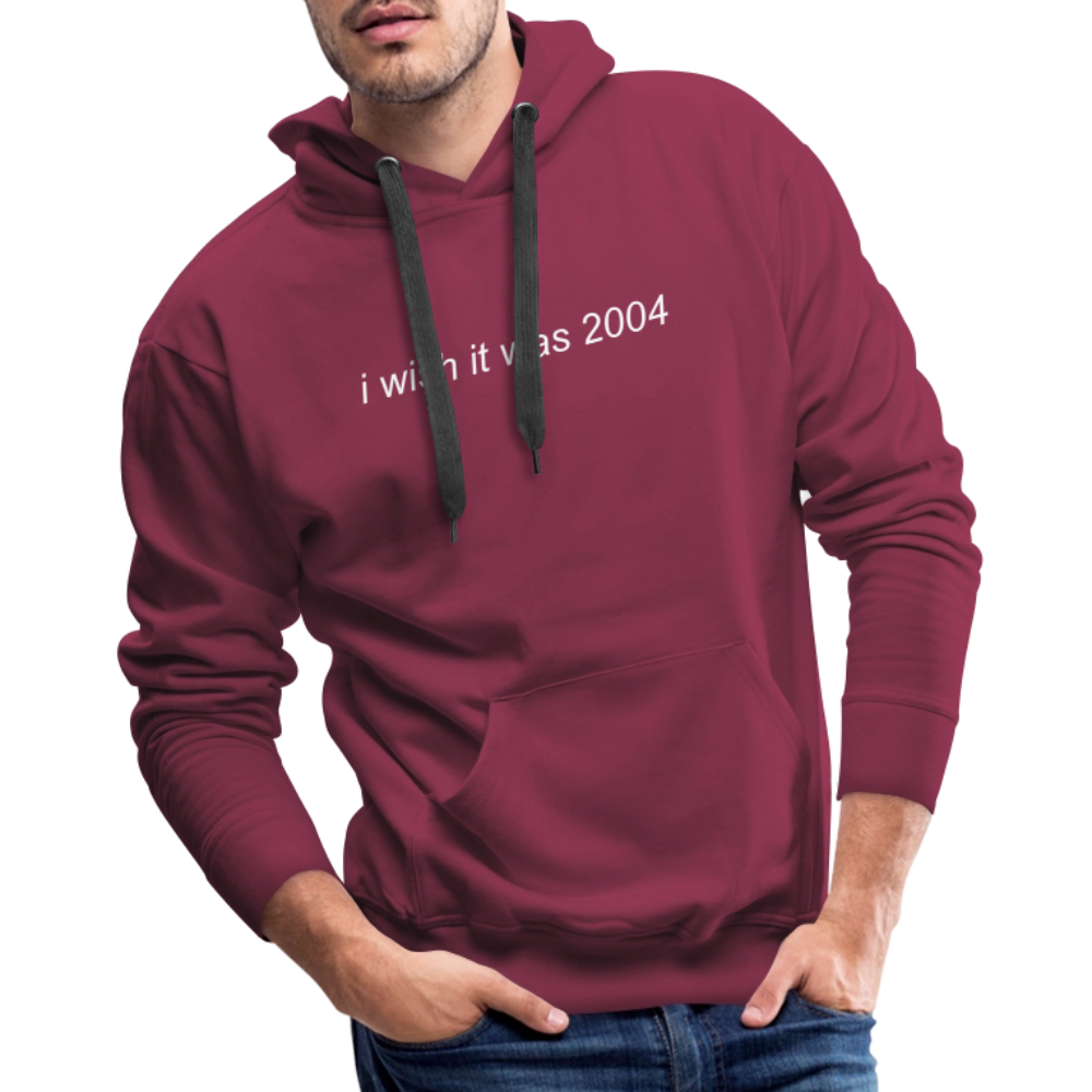 Anthony Amorim 'I Wish It Was 2004' Hoodie - burgundy